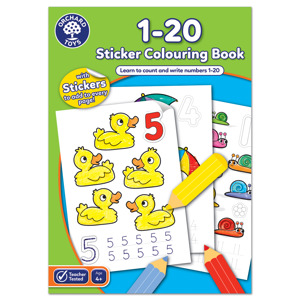 Orchard Toys 1-20 Colouring Book